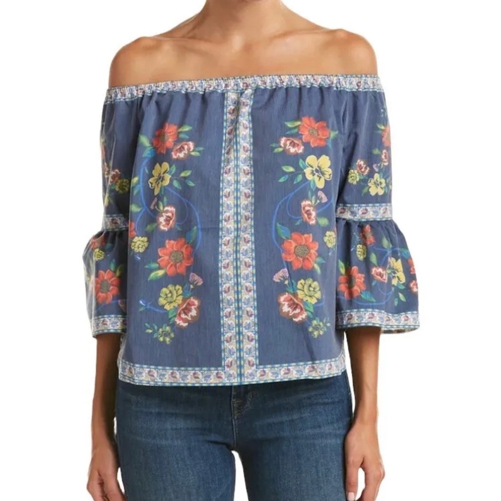 Anthropologie Jealous Tomato Women's size small Off Shoulder Top OW